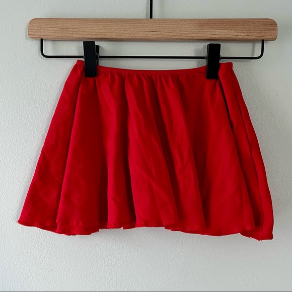 🦋5/$25 BUNDLE • Red Pull On Dance Ballet Skirt, M/L Child - Picture 4 of 6